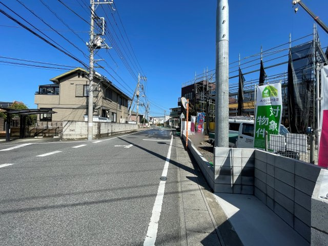 新築戸建・新築建売　足利市南大町　矢場川小学校・山辺中学校の前面道路含む現地写真