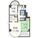 【間取り】 | ノイメゾン京町堀　開放感ある間取り
