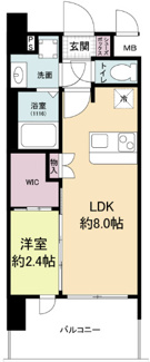 【間取り】 | セレニテ阿波座ミラク