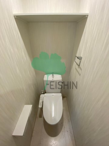 ミオーナ板付のトイレ|清潔感のあるトイレです。