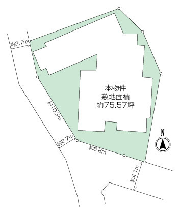 金谷2丁目売地の画像