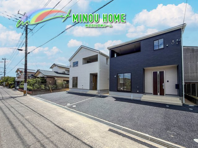 佐賀市開成-第10 全2棟の前面道路含む現地写真|■■分譲地全体写真■■