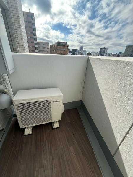 アクアヒルズのバルコニー