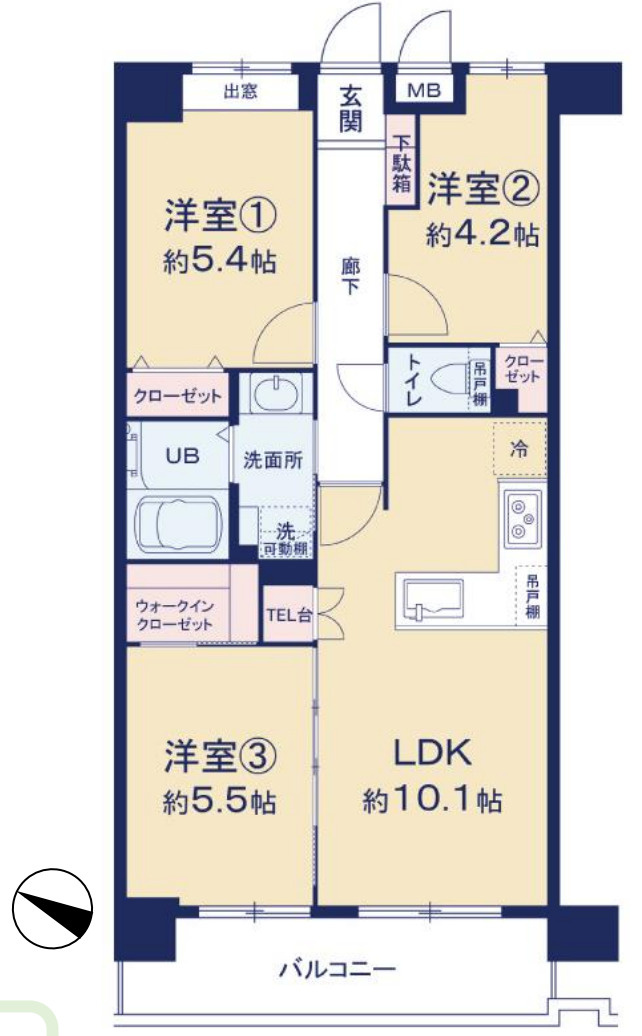 ワコーレ横浜蒔田Ⅱ【仲介手数料無料】ペット可♪