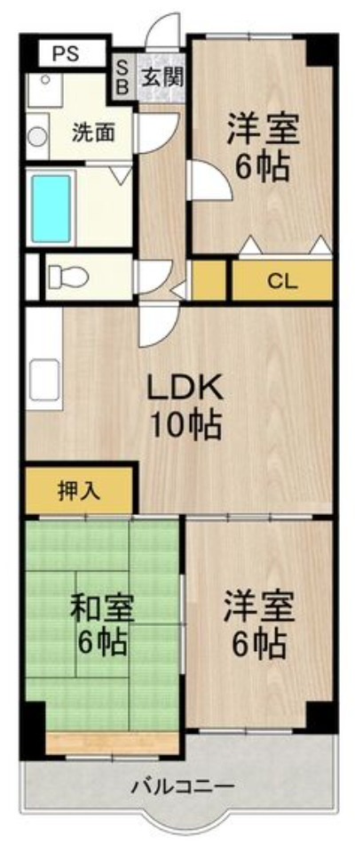 センターロイヤルの間取り