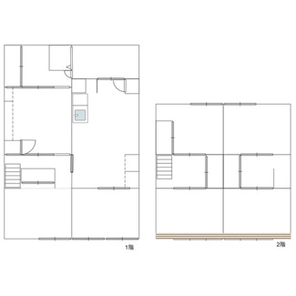 【間取り】 | 聖護院蓮華蔵町　中古戸建【2戸1住宅】