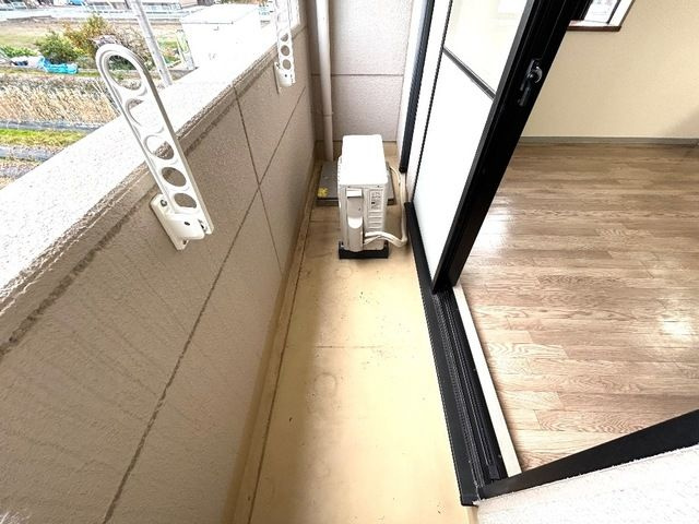 ソレイユ段上のバルコニー