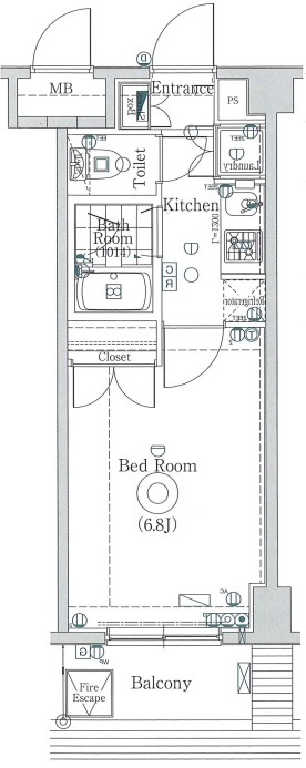 グラントゥルース東十条の間取り