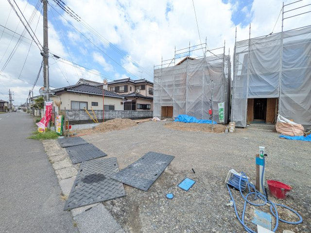 つくば市北条　第3　新築戸建て　1号棟の前面道路含む現地写真|写真だけでは伝わらない快適さを、ぜひ現地で体感しませんか？
即日見学可能です！平日のご案内も可能です♪
お気軽にお問合せまたはお電話ください！
0297-86-8370まで【リアライズ不動産】