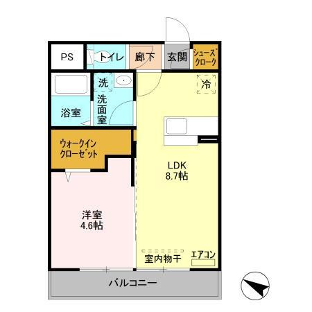 メルベイユクレイドルの間取り|間取図