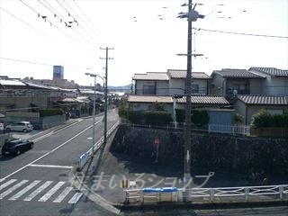 広島市安佐北区真亀５丁目のテラスの展望|募集のお部屋（101号室）バルコニーからの眺望です！
