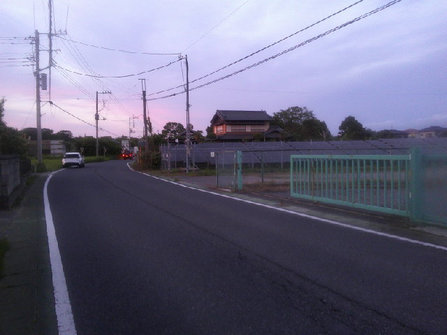 大網白里市柳橋の倉庫の周辺
