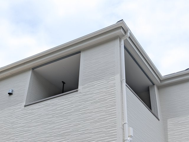 第1　美浦村土屋　新築戸建てのバルコニー