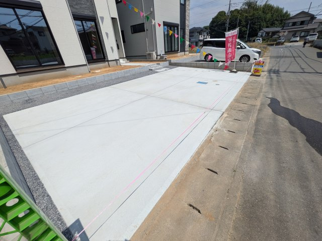 取手市井野台　5期　新築戸建て　1号棟の駐車場|駐車は3台可能です♪