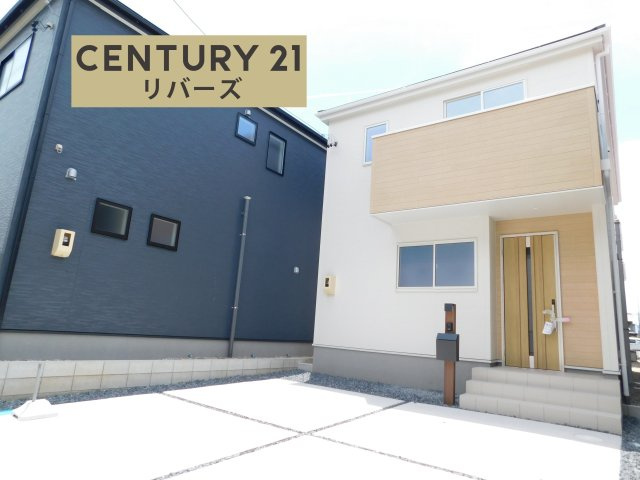 津島市立込町２丁目の新築一戸建の外観|☆１号棟☆　　新価格！！いつでもご案内できます♪（お問合せ当日、平日、水曜、夜間でもＯＫ）　敷地４０．５８坪！　駐車並列２台ＯＫ！　ゆとりのある５ＬＤＫプラン！　南面に庭付き♪　両面バルコニー！