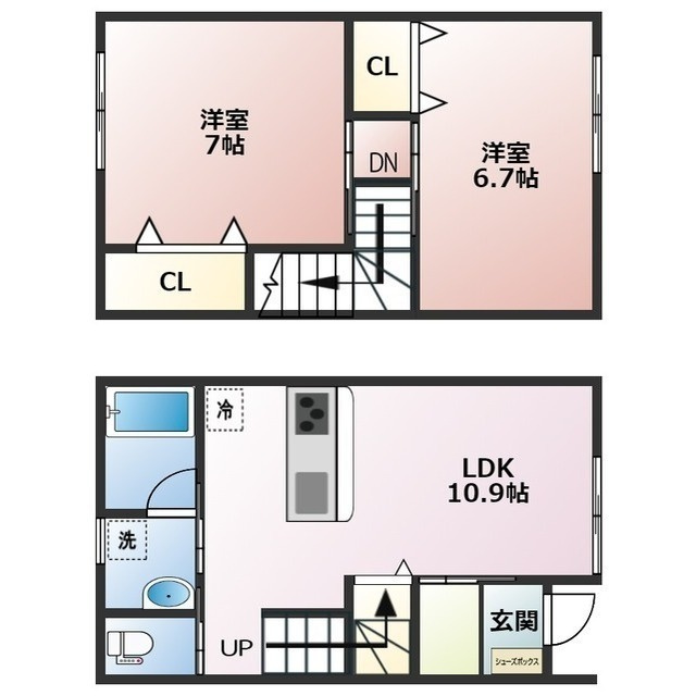 Lapis　lazuri　Ⅱの間取り