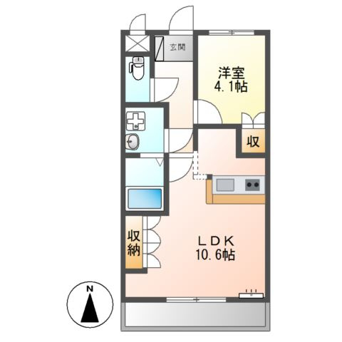【間取り】 | オリエンタルハイツ