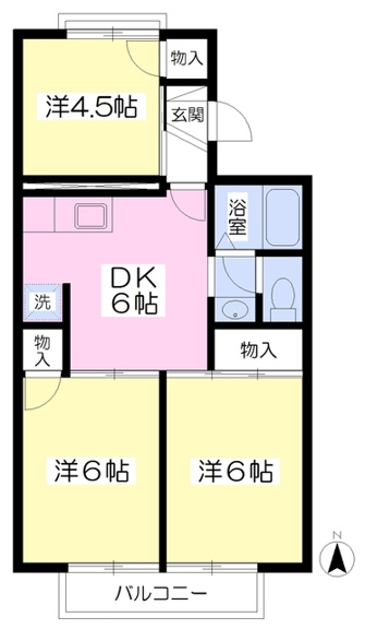 ★50.09平米・3DK★