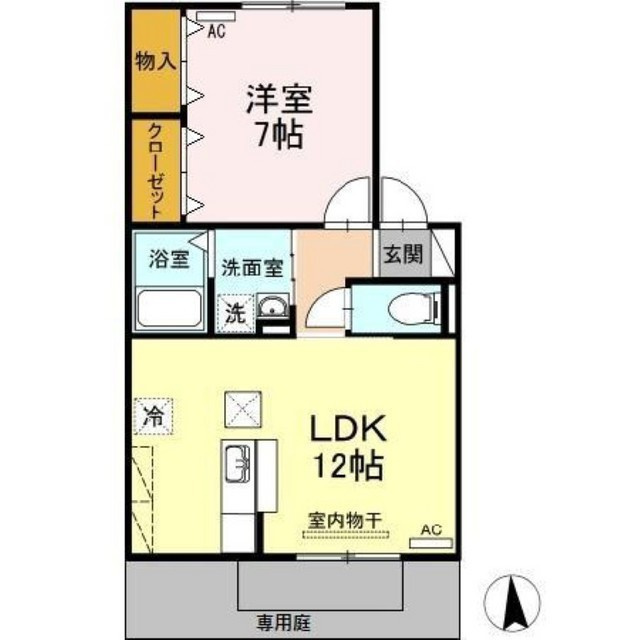 DEAR　COURTの間取り