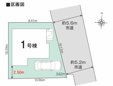 横浜市泉区和泉町の新築一戸建の区画図|限定1棟の販売です！
お気軽にお問合せ下さい！