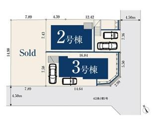 横浜市栄区鍛冶ケ谷町の新築一戸建の区画図|閑静な住宅地にございます！
是非現地へお越しください！