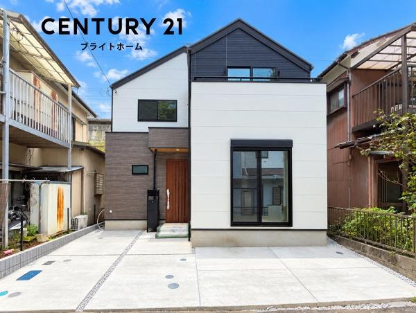 横浜市旭区西川島町の新築一戸建の外観|堂々と完成しました！いつでもご案内可能です！
お車でご自宅まで送迎承ります。