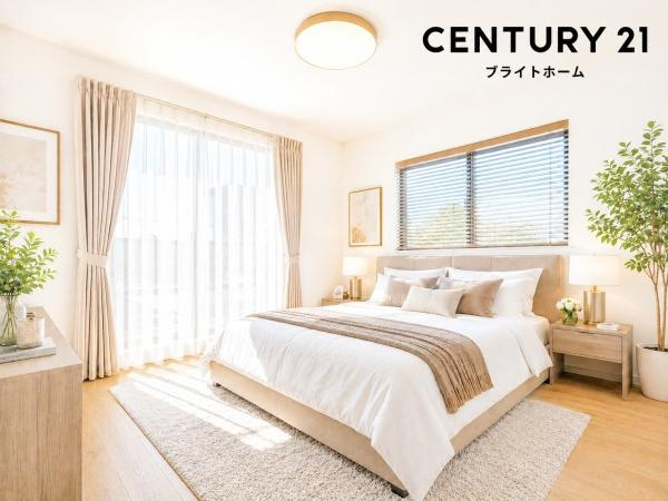 横浜市戸塚区汲沢４丁目の新築一戸建の洋室|落ち着きのある洋室です！
休日はこちらでおくつろぎ下さい♪
※家具等はCGでの参考レイアウトです。