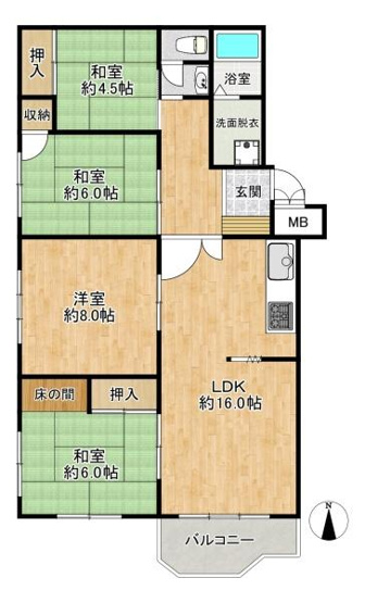 【間取り】 | 明舞北住宅4号棟