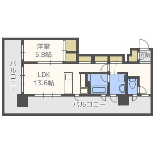 【間取り】 | テングッド渡辺通