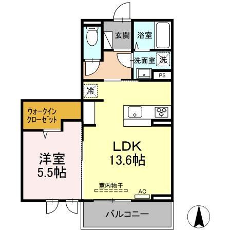 【間取り】 | メゾン・ド・ウミライ　元町