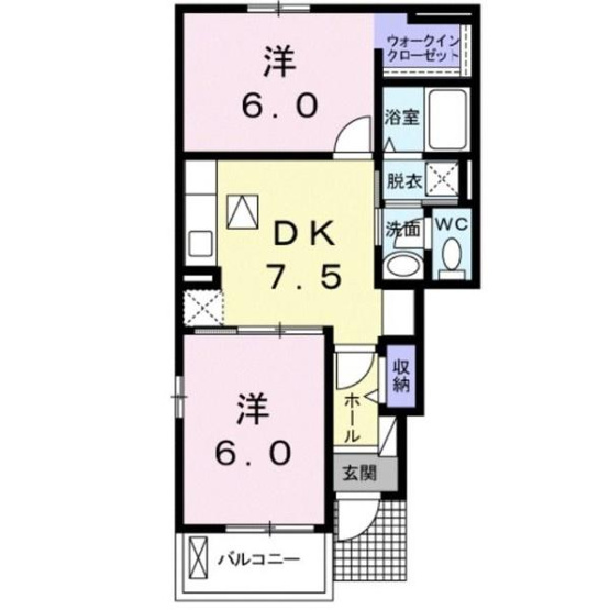 【間取り】 | ル・サン２
