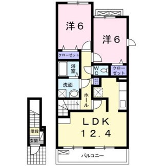 【間取り】 | コーポロマンＤ
