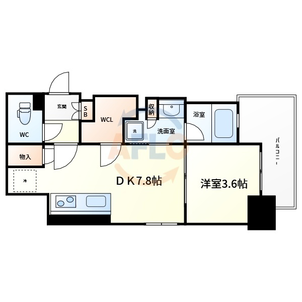 ザ・大阪レジデンス備後町の間取り|ザ・大阪レジデンス備後町　間取り