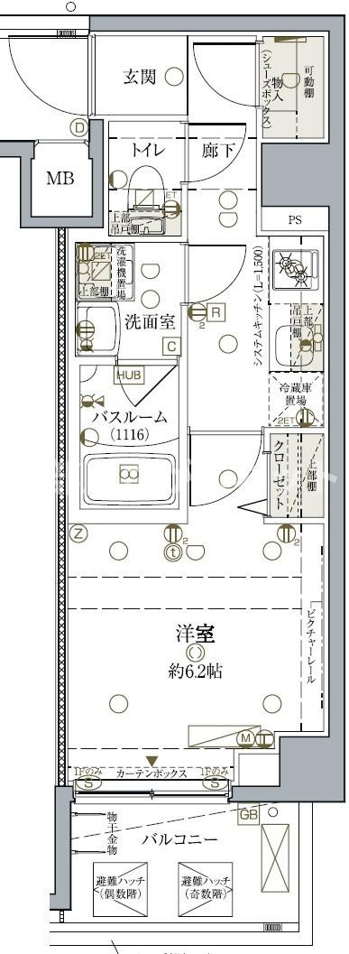 クレヴィスタ板橋ときわ台【おとり物件なし】#学生・社会人におススメ！初期費用分割払いOK！の間取り