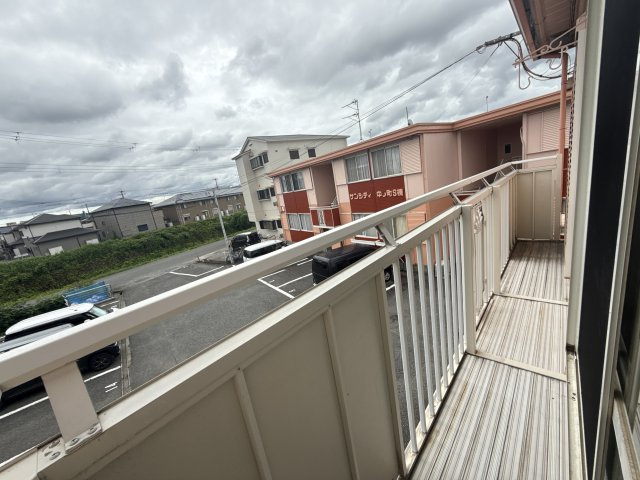サンシティ中ノ町 Ｎ棟のバルコニー