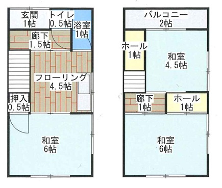 泉北郡忠岡町忠岡東２丁目１３－２２の間取り