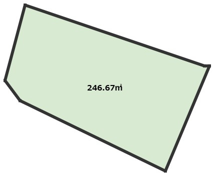 加須市旗井　売地の土地図