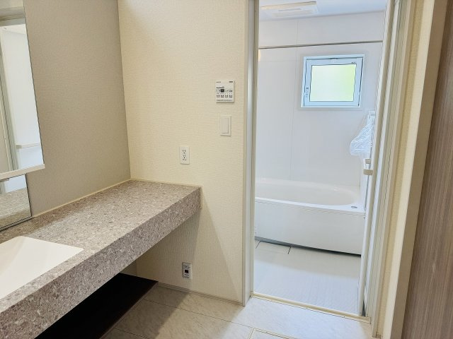 八王子市　石川町　新築一戸建ての脱衣所|～ゆとりある広さの脱衣所～