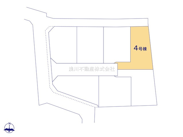 八王子市　石川町　新築一戸建ての区画図|～全7棟の新しいコミュニティが誕生～