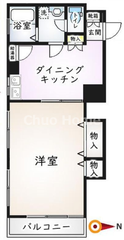 駒形マンションの間取り|南東角部屋住戸につきまして日当たり・通風・眺望良好。新規フルリノベーション施工が完了いたしましたのでいつでも内覧が可能です。