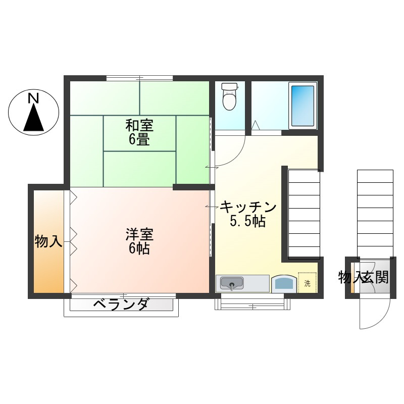 サンエイハイツの間取り