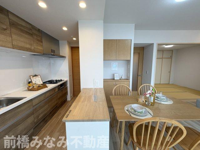 【中古マンション】前橋市本町　ポレスター　502号室　3LDKのキッチン|キッチンでお料理をお楽しみください