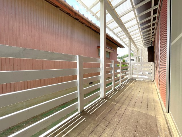 酒造（ミキ）貸家のバルコニー