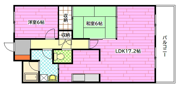 プロスペリティNakamuraの間取り