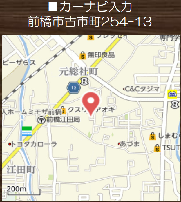 【新築】前橋市古市町　限定１棟　新築建売の地図