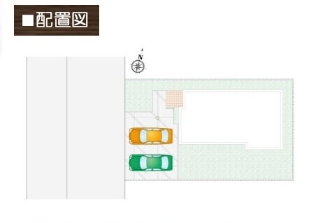 【仲介手数料無料】新築戸建　滑川町月の輪6-8-1（全1棟）の区画図