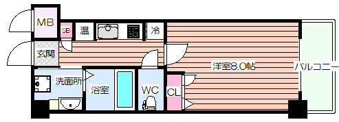 【間取り】 | エスティライフ新大阪第2