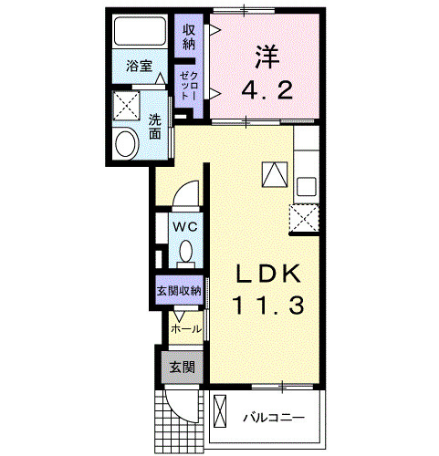 【間取り】 | エスペランザ茶屋の原