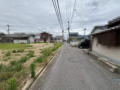 【前面道路含む現地写真】 | 陶器北　売土地 | 【自由設計対応】家族の希望が詰まったマイホームを建築出来ますね！