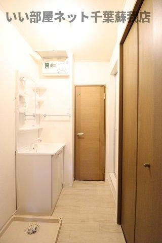 サンハイム　Ⅱの洗面所|コンパクトで使いやすい洗面所